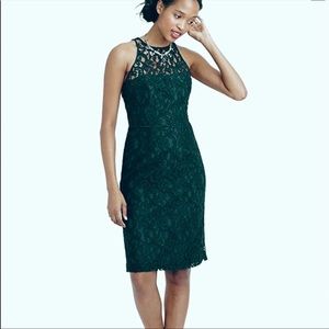 NWT J. Crew Pamela Leaver Lace Dress Green Jade 6